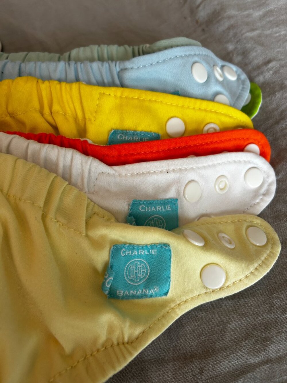 Full cloth diaper set - newborn to 36 lbs - Cloth-eez and Grovia - Picture 4 of 4